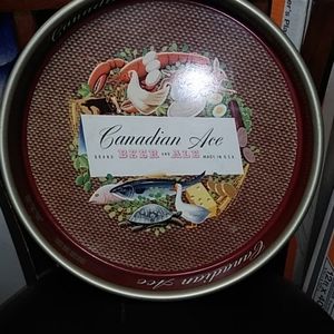 Canadian Ace beer & Ale tin tray
